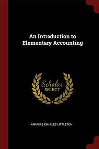 An Introduction to Elementary Accounting
