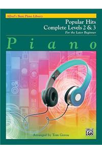 Alfred's Basic Piano Library Popular Hits Complete, Bk 2 & 3