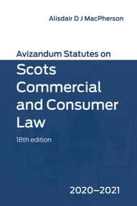 Avizandum Statutes on Scots Commercial and Consumer Law