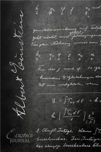 Einstein Journal: Famous Manuscripts, Albert Einstein (Notebook, Diary, Blank Book)