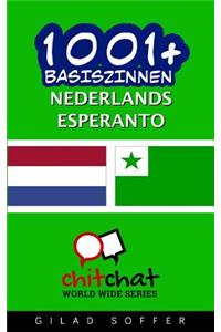 1001+ Basiszinnen Nederlands - Esperanto