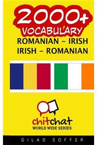 2000+ Romanian - Irish Irish - Romanian Vocabulary