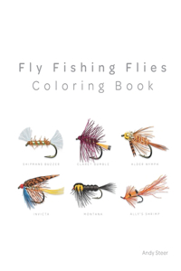 Fly Fishing Flies - coloring book