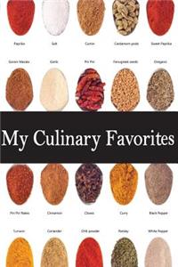 My Culinary Favorites
