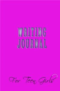 Writing Journal For Teen Girls