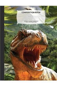 Tyrannosaurus Rex Dinosaur Composition Notebook, College Ruled