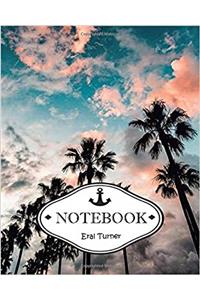 Coconut Trees Notebook Journal: Pocket Notebook Journal Diary