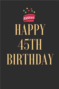 happy 45th birthday wishes