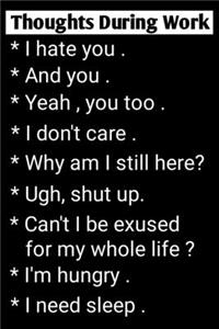 thoughts during work