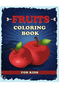 Fruits Coloring Book for kids