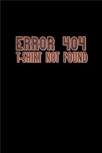 Error 404. T- Not Found