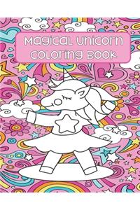 Magical Unicorn Coloring Book