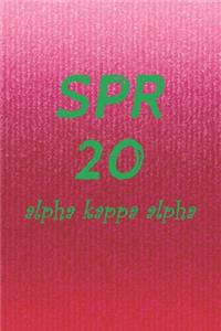 SPR 20 Alpha Kappa Alpha
