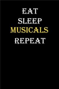 Eat, Sleep, Musicals, Repeat Journal