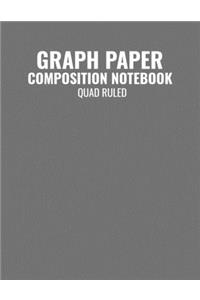 Graph Paper Composition Notebook Quad Ruled