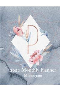2020 Monthly Planner Monogram