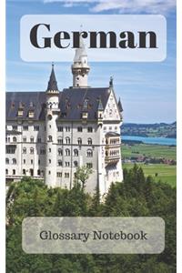 German Glossary Notebook