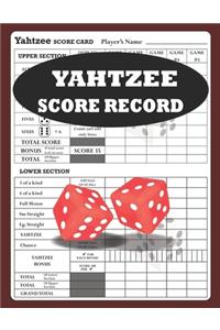 Yahtzee Score Record