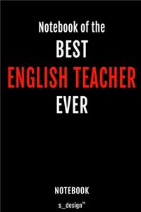 Notebook for English Teachers / English Teacher