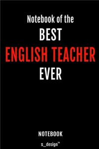 Notebook for English Teachers / English Teacher