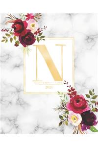 Weekly & Monthly Planner 2020 N