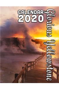 Glorious Yellowstone Calendar 2020: 14 Month Desk Calendar for Lovers of Nature, Tress, and our Beautiful Yellowstone National Park