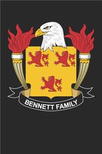 Bennett: Bennett Coat of Arms and Family Crest Notebook Journal (6 x 9 - 100 pages)