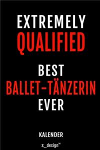 Kalender für Ballet-Tänzer / Ballet-Tänzerin