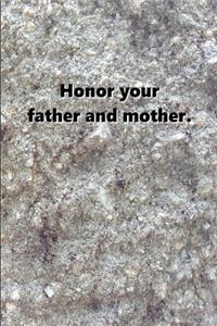 2019 Weekly Planner Religious Theme 4th Commandment Modern Stone