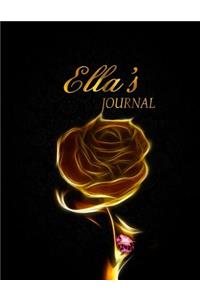 Ella's Journal: 8.5x11 Journal, Notebook, Diary Keepsake for Women & Girls has 120 pages and 58 Inspiring Quotes from Famous Women and Leaders.