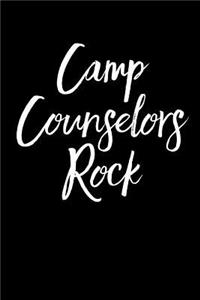 Camp Counselors Rock
