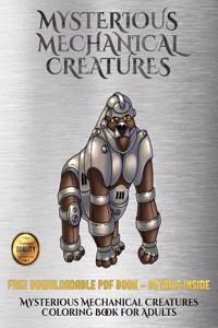 Mysterious Mechanical Creatures Coloring Book for Adults