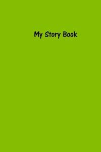 My Story Book - Create Your Own Picture Book in Lime Green