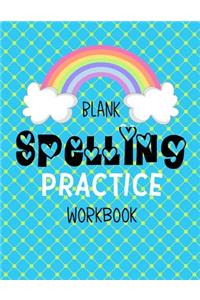 Blank Spelling Practice Workbook