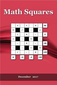 Math Squares: December 2017