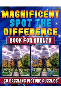 Magnificent Spot the Difference Book for Adults