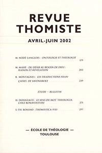 Revue Thomiste - 2/2002