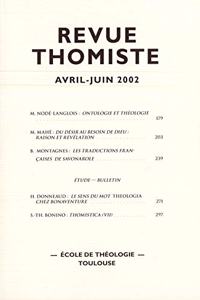 Revue Thomiste - 2/2002