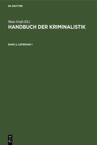 Handbuch der Kriminalistik