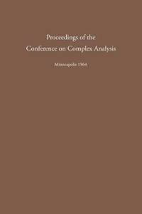 Proceedings of the Conference on Complex Analysis