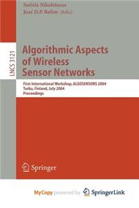 Algorithmic Aspects of Wireless Sensor Networks