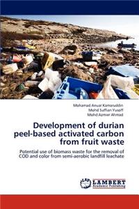Development of durian peel-based activated carbon from fruit waste