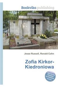 Zofia Kirkor-Kiedroniowa