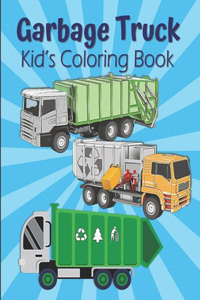 Garbage Truck Kid's Coloring Book