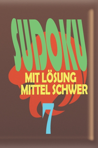Sudoku mit Lösung - Mittel Schwer 7