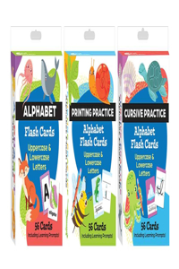 Literacy Flash Cards 3-Deck Set