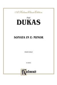 Sonata in E-Flat Minor