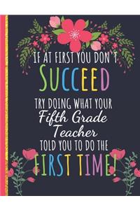 Try Doing What Your Fifth Grade Teacher Told You To Do The First Time