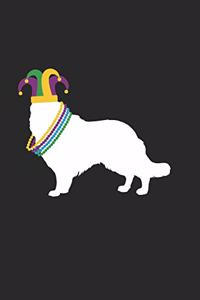Collie Notebook - Mardi Gras Gift for Collie Lovers - Collie Journal