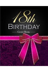 18th Birthday Guest Book